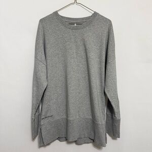 Johnnie-O Women's Brittany Sweatshirt Crew Neck Pullover Gray Medium  *Logo*